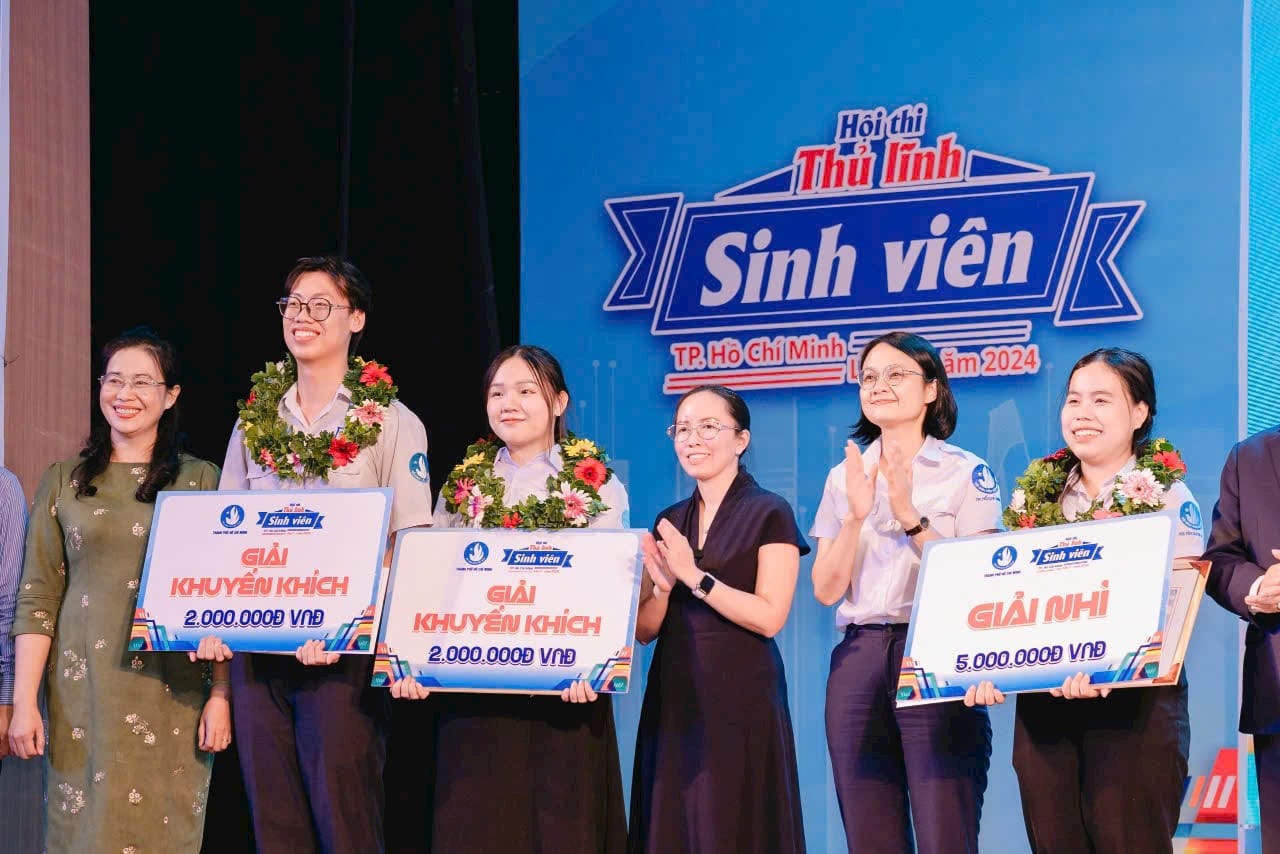 CÁN BỘ HỘI SINH VIÊN TRƯỜNG ĐẠI HỌC NGUYỄN TẤT THÀNH ĐẠT GIẢI KHUYẾN KHÍCH HỘI THI THỦ LĨNH SINH VIÊN THÀNH PHỐ HỒ CHÍ MINH LẦN THỨ 7 - NĂM 2024