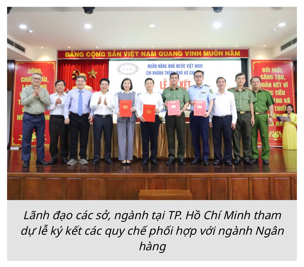 NHNN TP. Hồ Chí Minh ký quy chế hợp tác với ngành Công an và nhiều sở, ngành tại địa phương